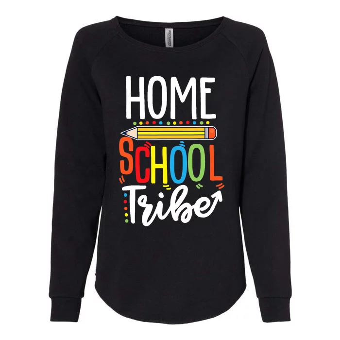 First Day Of School Homeschool Tribe Teacher Womens California Wash Sweatshirt