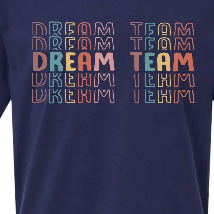 First Day Of School Back To School Dream Team Sueded Cloud Jersey T-Shirt