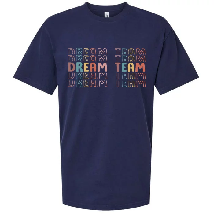 First Day Of School Back To School Dream Team Sueded Cloud Jersey T-Shirt