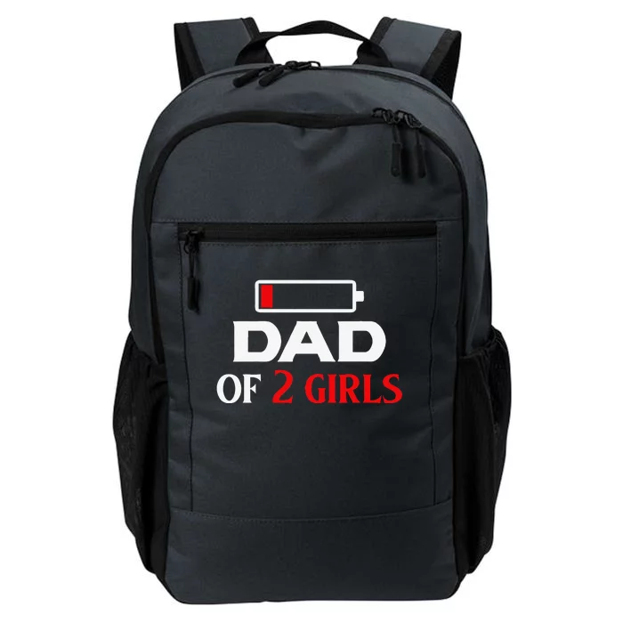 Funny Dad Of 2 Best Cool Father Day Gift For Dad Daily Commute Backpack