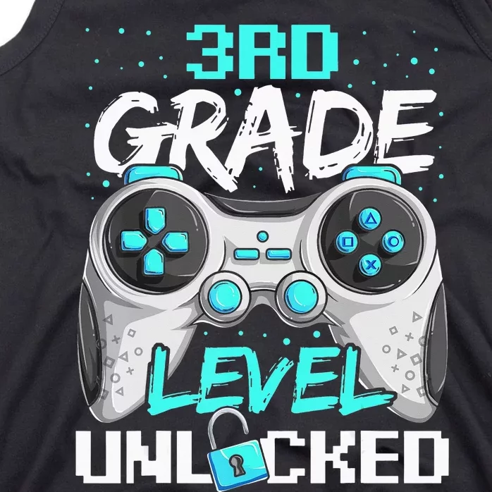 First Day Of 3Rd Grade Gaming Back To School Tank Top