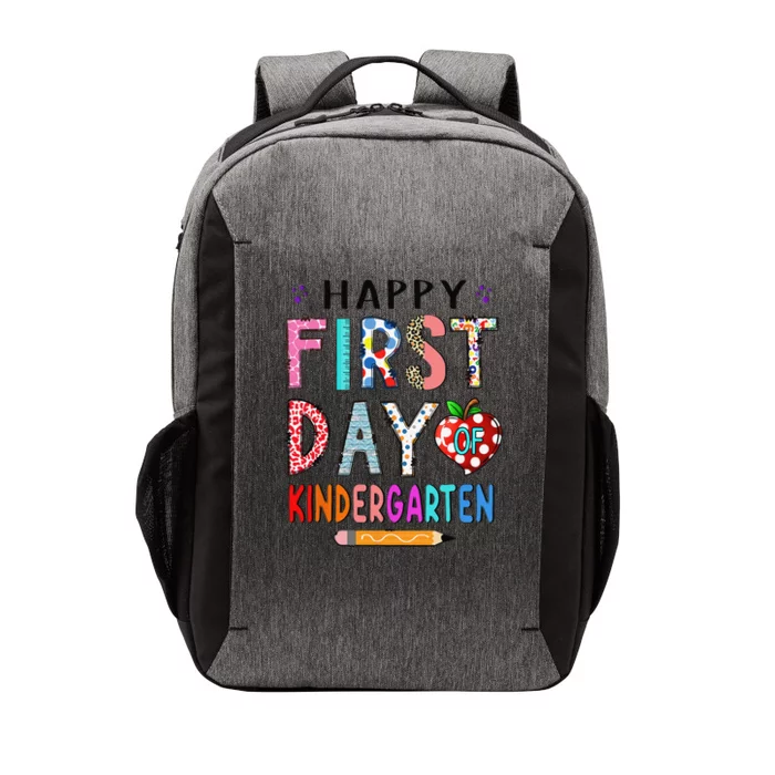 First Day Of Kindergarten Back To School Teacher Vector Backpack