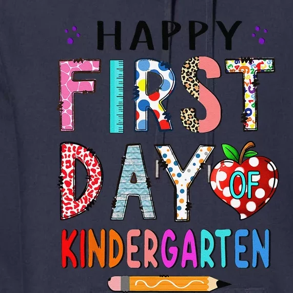 First Day Of Kindergarten Back To School Teacher Premium Hoodie