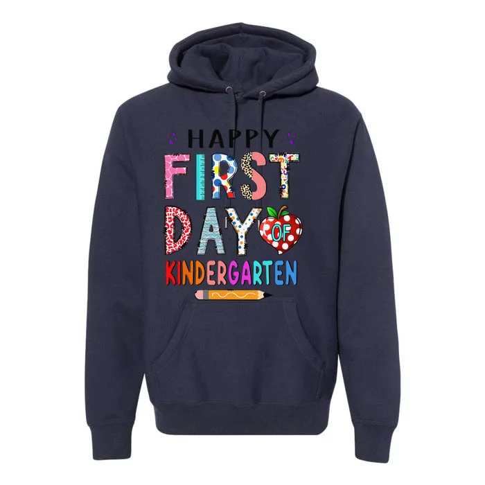 First Day Of Kindergarten Back To School Teacher Premium Hoodie