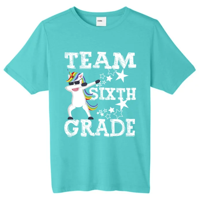 First Day Of School Team Sixth Grade Squad Star Unicorn Funny Gift ChromaSoft Performance T-Shirt