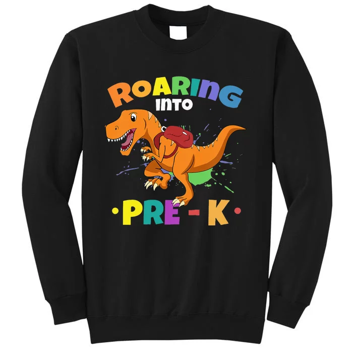 First Day Of PreK Roaring PreKindergarten Tall Sweatshirt