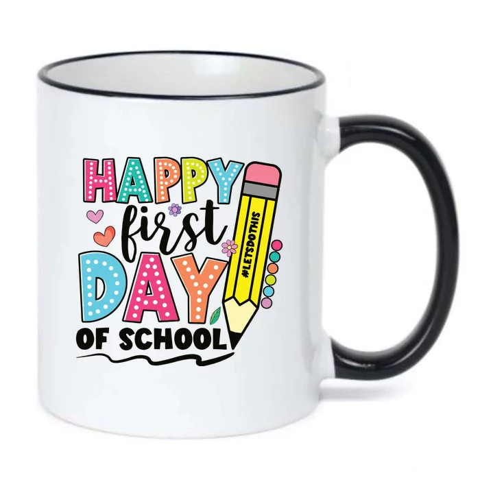 First Day Of School Teachers Gifts Teacher Black Color Changing Mug