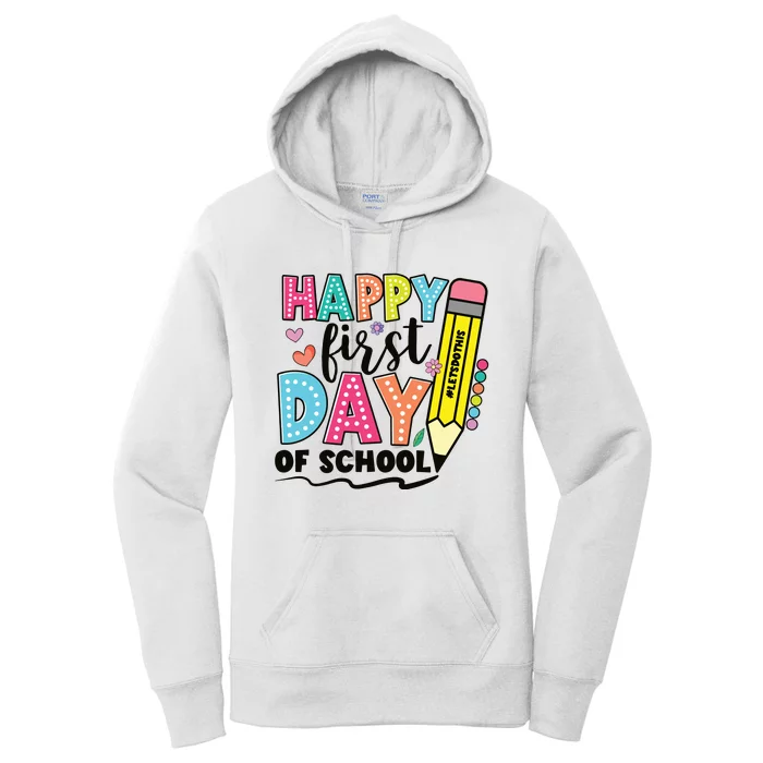 First Day Of School Teachers Gifts Teacher Women's Pullover Hoodie