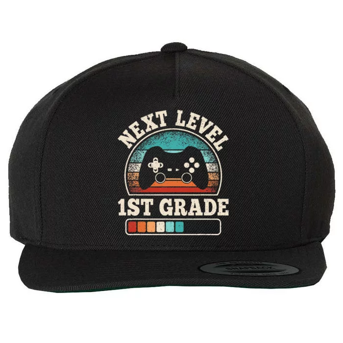 First Day Of 1st Grade Gaming School Outfit Teacher Student Wool Snapback Cap