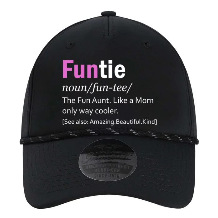 Funtie Definition Of A Fun Auntie Or Aunt Cooler Than A Mom Cool Gift Performance The Dyno Cap