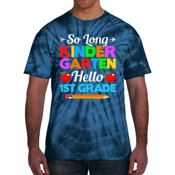 First Day Of School Clothes New School Year First Grader Tie-Dye T-Shirt