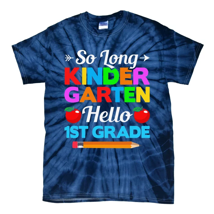 First Day Of School Clothes New School Year First Grader Tie-Dye T-Shirt