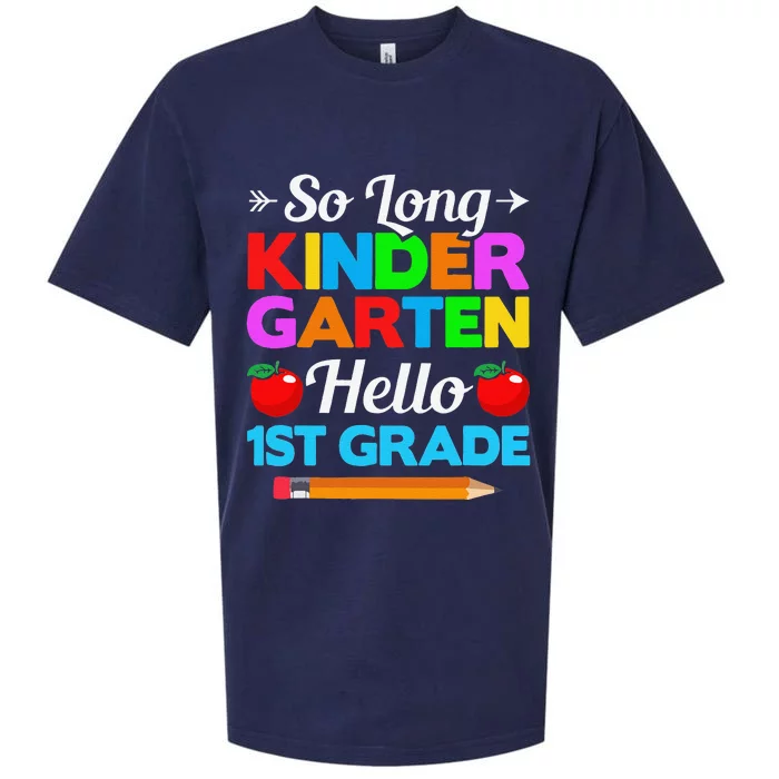 First Day Of School Clothes New School Year First Grader Sueded Cloud Jersey T-Shirt