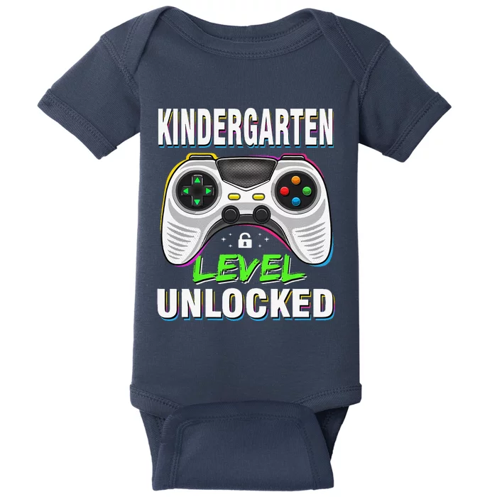 First Day Of Kindergarten Level Unlocked Back To School Baby Bodysuit