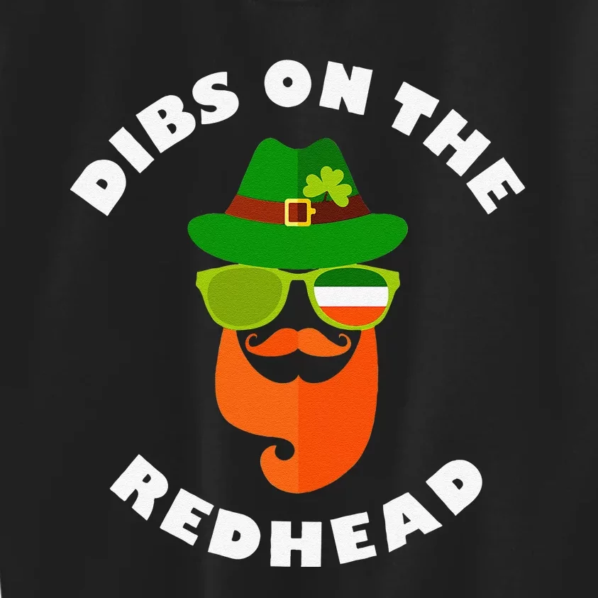 Funny Dibs On The Redhead St Patrick's Day Best Gift For Kids Sweatshirt