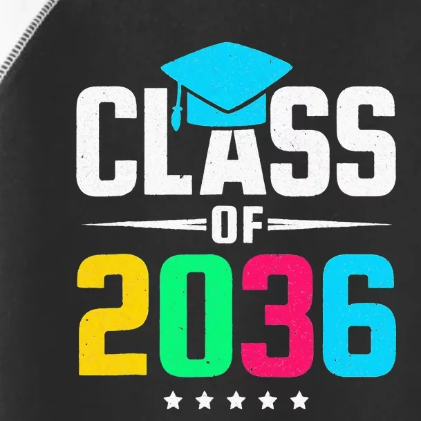 First Day Of School Class Of 2036 Future Graduates Toddler Fine Jersey T-Shirt