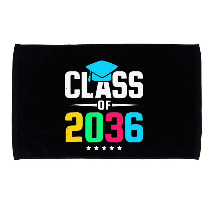 First Day Of School Class Of 2036 Future Graduates Microfiber Hand Towel