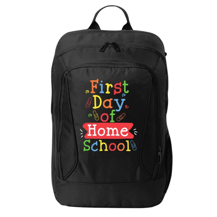 First Day Of School Homeschool Teacher City Backpack