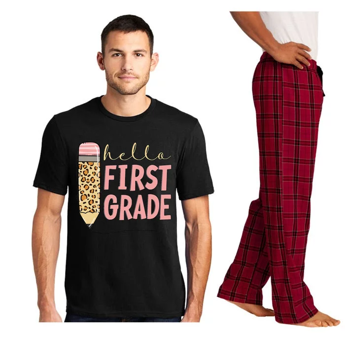 First Day Of School Back To School Hello First Grade Pajama Set