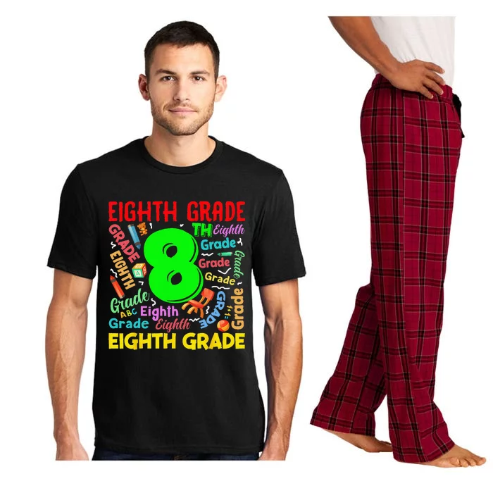 First Day Of Eighth 8th Grade Back To School Teacher Student Pajama Set