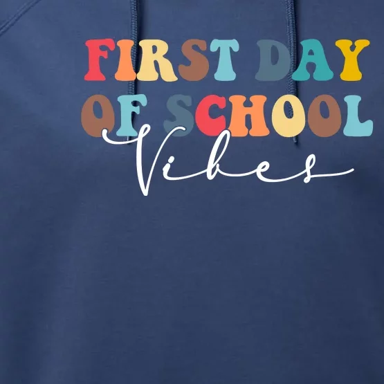 First Day Of School Vibes Performance Fleece Hoodie