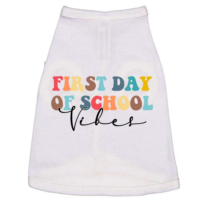 First Day Of School Vibes Doggie Tank