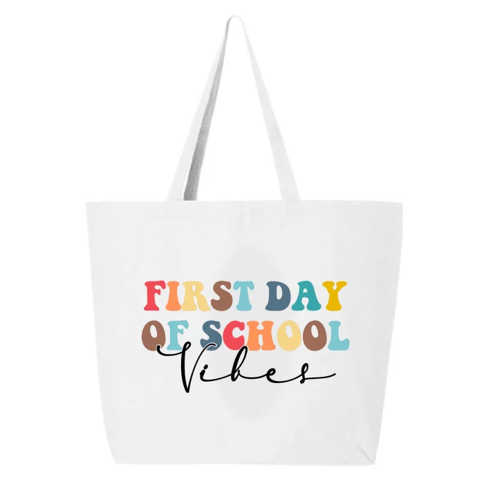 First Day Of School Vibes 25L Jumbo Tote