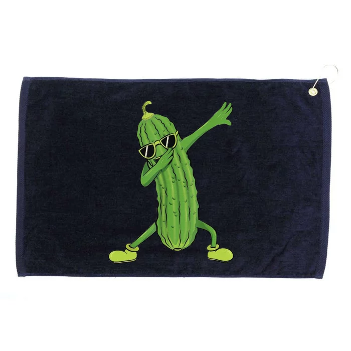 Funny Dabbing Pickle Gift Dancing Cucumber Lover Funny Gifts Grommeted Golf Towel