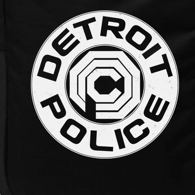 Futuristic Detroit Police Logo Emblem Impact Tech Backpack