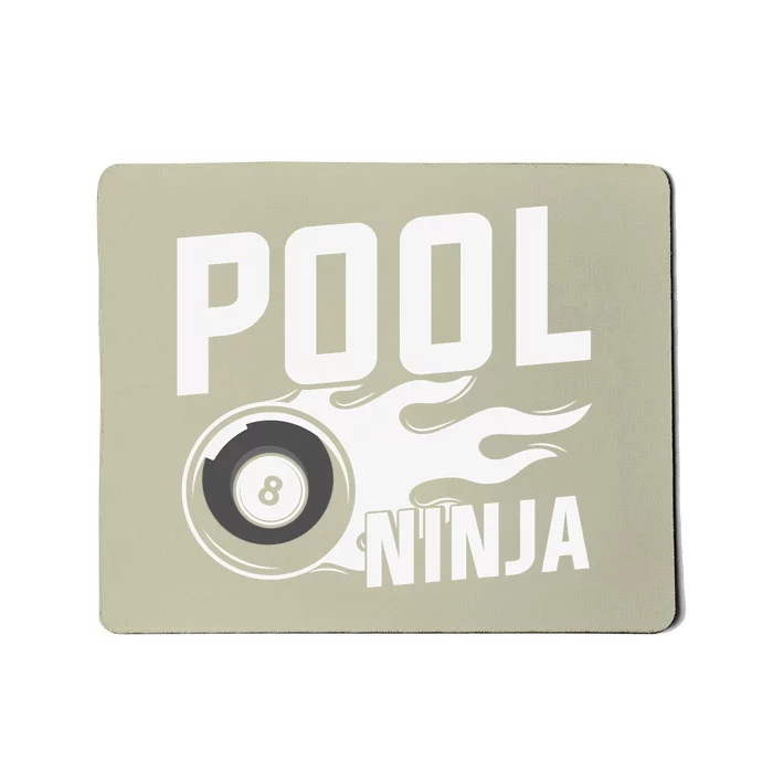 Father's Day Pool Ninja Billiards Player Gift For Dad Mousepad