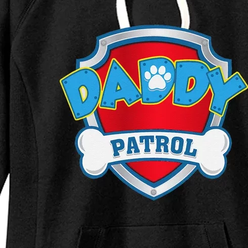 Funny Daddy Patrol Dog Mom, Dad For Women Love Women's Fleece Hoodie