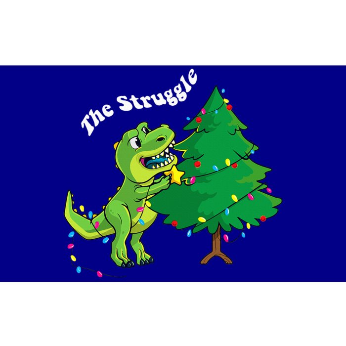 Festive Dinosaur Pajamas Christmas Tree Rex Edition Bumper Sticker