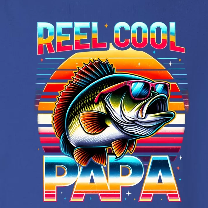 Fishing Dad Papa Reel Cool Papa Fisher FatherS Day Gift Gift Toddler Long Sleeve Shirt