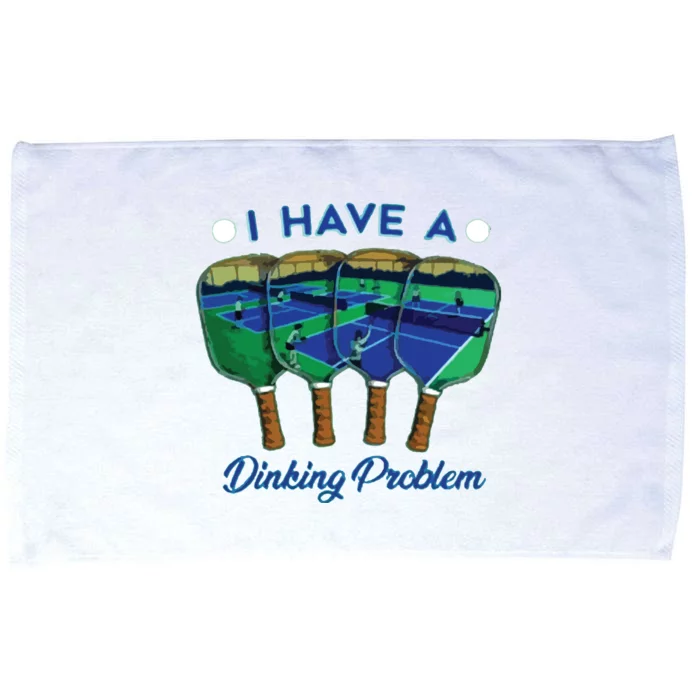 Fathers Day Pickleball Pickleball Birthday Gift Microfiber Hand Towel