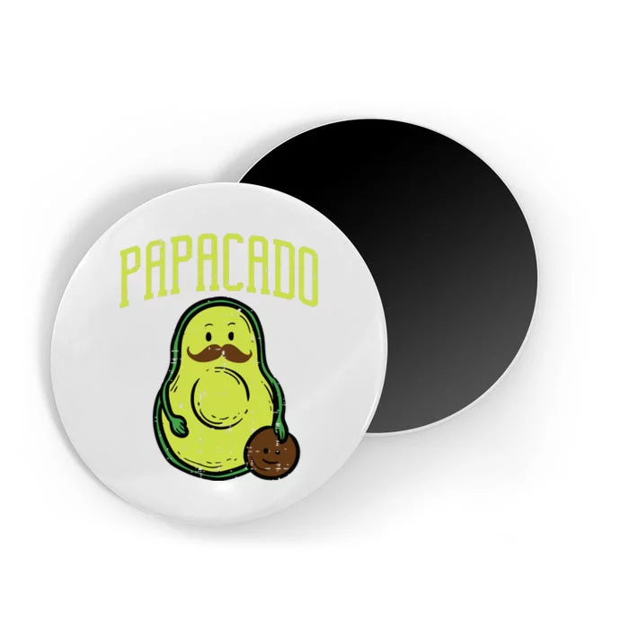 Fathers Day Papacado Papa Avocado Funny Vegan Guacamole Dad Magnet