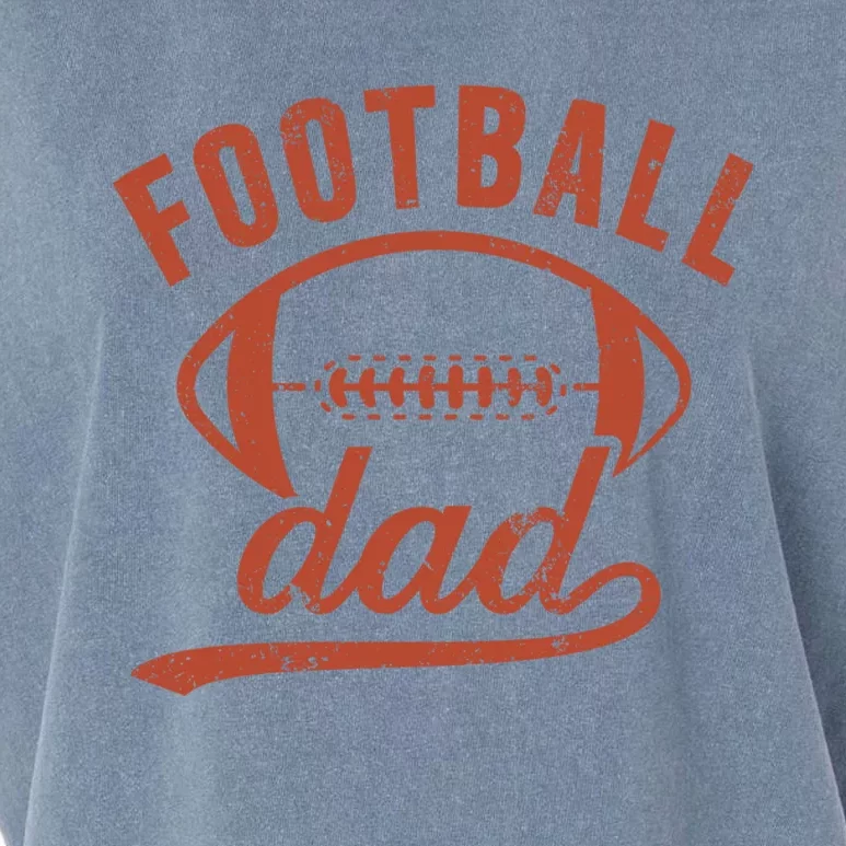 Football Dad Proud Football Father Of A Football Player Dad Gift Garment-Dyed Women's Muscle Tee