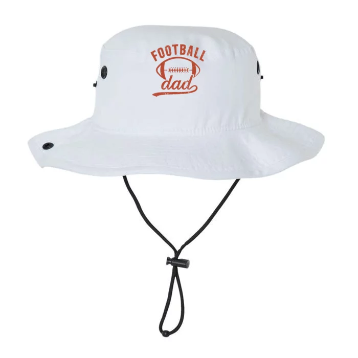 Football Dad Proud Football Father Of A Football Player Dad Gift Legacy Cool Fit Booney Bucket Hat