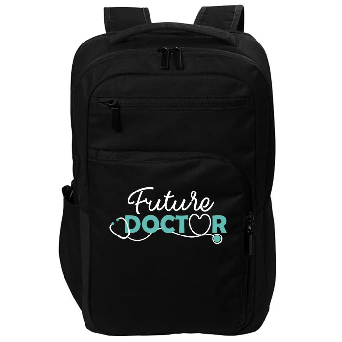 Future Doctor - Pre Med Outfit Medical Student Gift Impact Tech Backpack