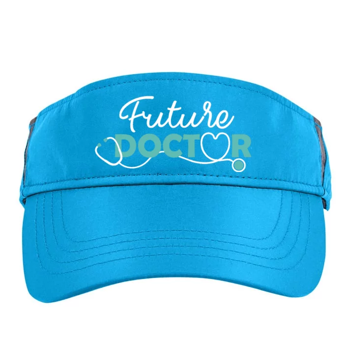 Future Doctor - Pre Med Outfit Medical Student Gift Adult Drive Performance Visor