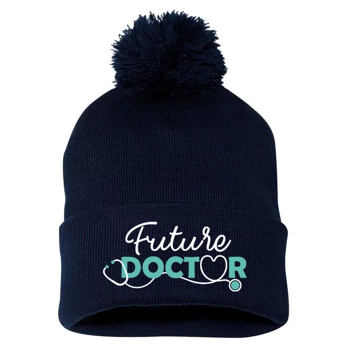 Future Doctor - Pre Med Outfit Medical Student Gift Pom Pom 12in Knit Beanie