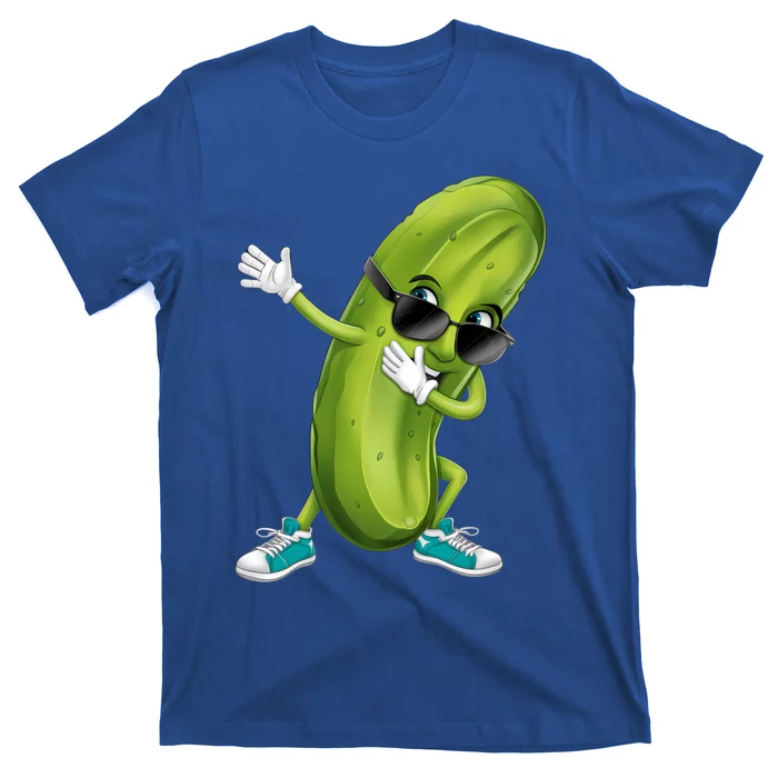 Funny Dabbing Pickle Dancing Cucumber Lover Funny Gift T-Shirt