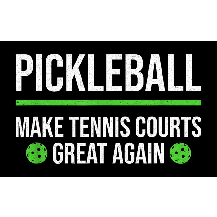 Funny Dink Player Pickleball Make Tennis Courts Great Again Gift Bumper Sticker