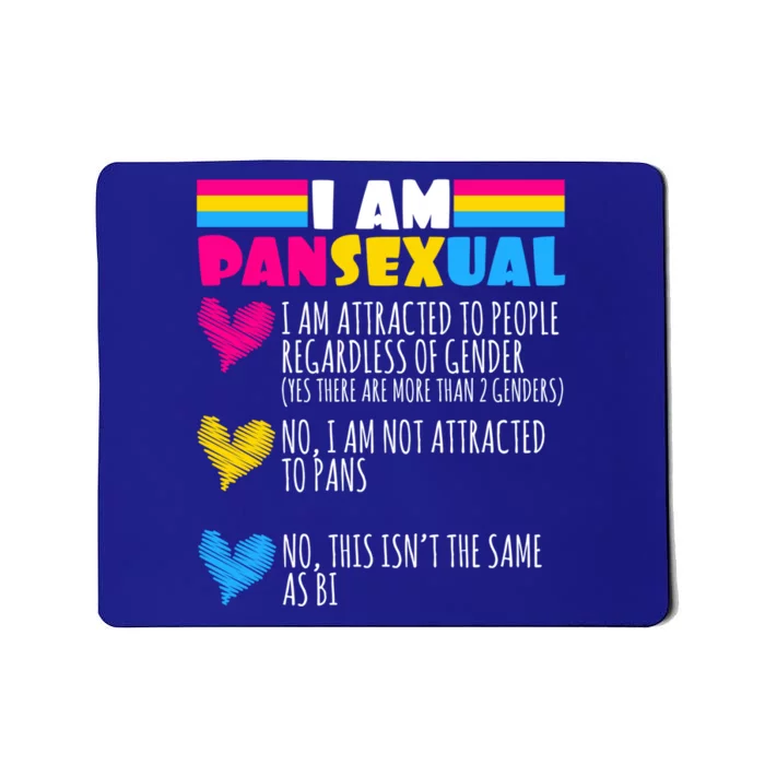 Funny Design Pansexual Gay Transsexual Q Pan Gift Mousepad