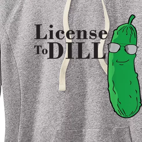 Funny Dill Pickle Gift Women's Fleece Hoodie