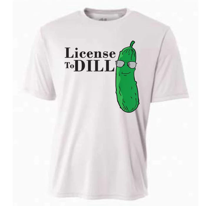 Funny Dill Pickle Gift Cooling Performance Crew T-Shirt