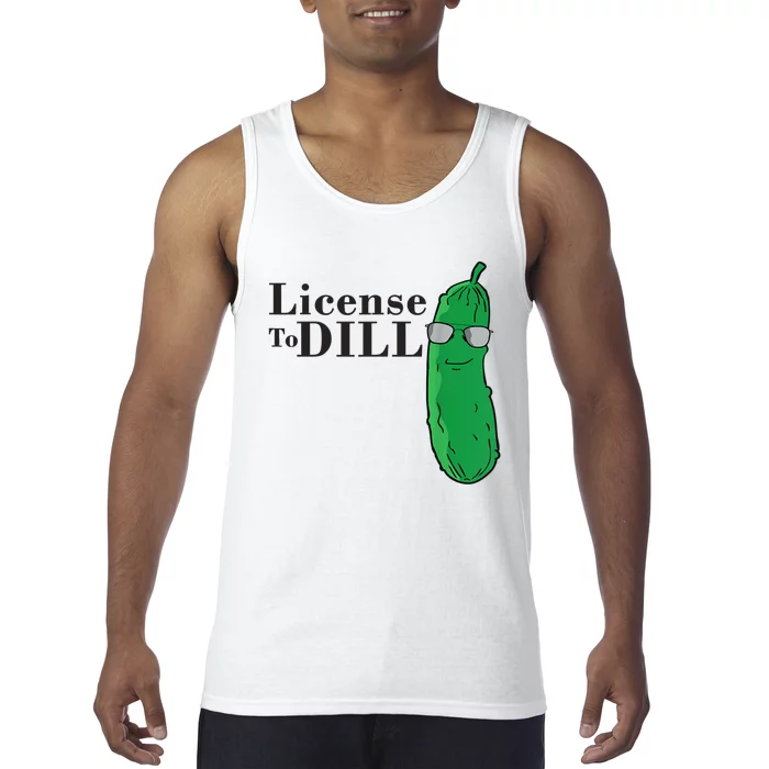 Funny Dill Pickle Gift Tank Top