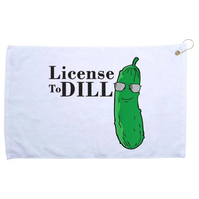 Funny Dill Pickle Gift Grommeted Golf Towel