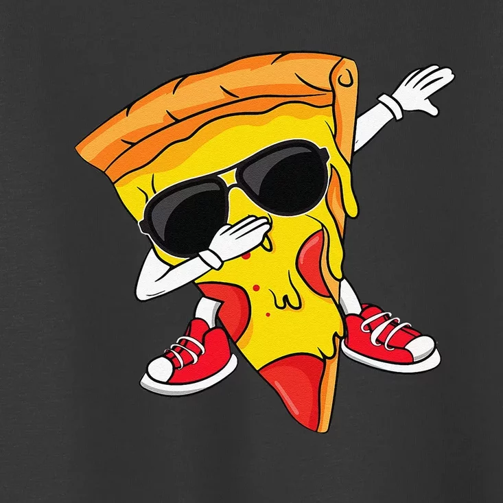 Funny Dabbing Pizza Slice Dance Pizza Lover Toddler T-Shirt