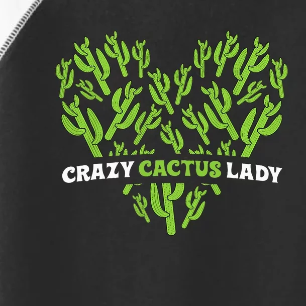 Funny Desert Plant Lover Outfit with Crazy Cactus Vibes Toddler Fine Jersey T-Shirt