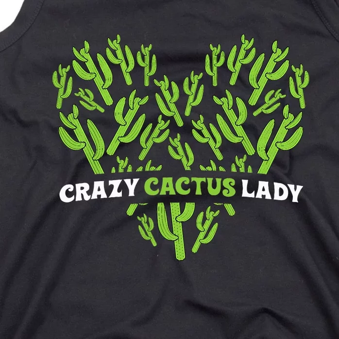 Funny Desert Plant Lover Outfit with Crazy Cactus Vibes Tank Top